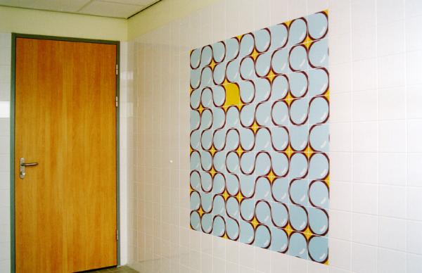 Ho hum white tiles are given a new life by MNO