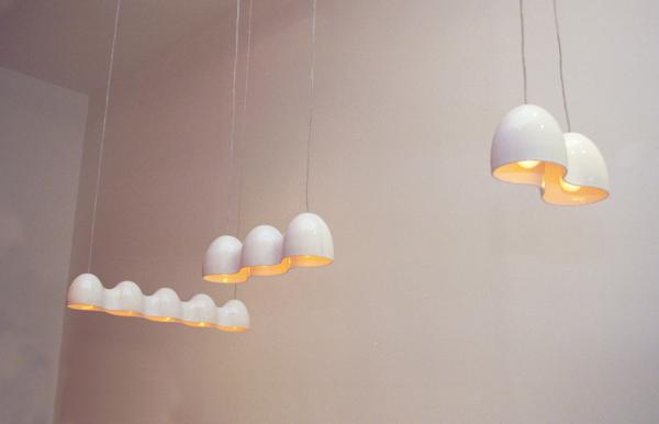 Flux pendant lighting.
