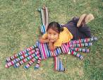 Little Fatima and her new cushion, special design for children