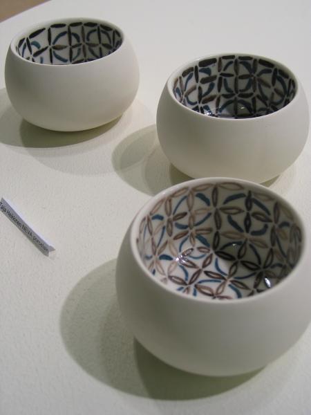 Porcelain cups by Taija Heikkinen