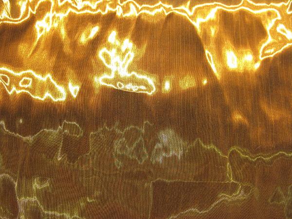 Special enamelled copper yarn weaved with cotton or silk