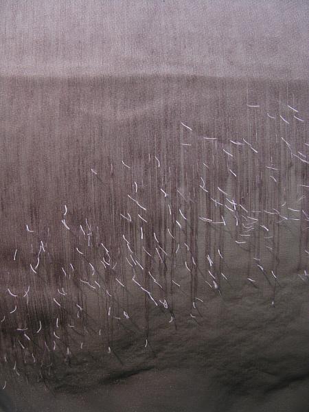 Polyester and linen