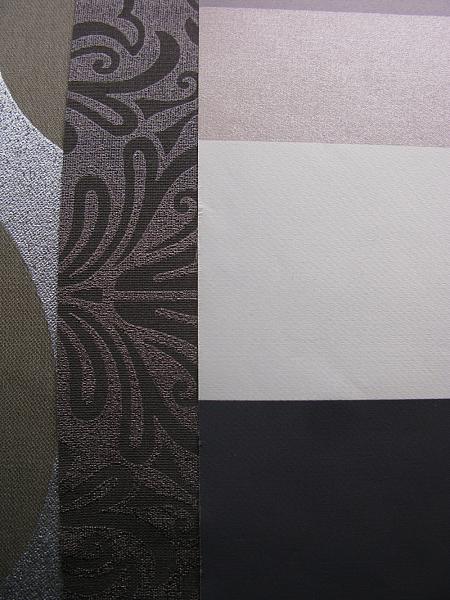 Sun protection made of non-woven fabric of metal and polyester fibers