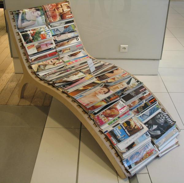 Relax and read a magazine.