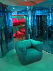 Peter Traags Sponge Chair and Paesaggi Italiani shelving