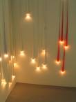 Wire-like silicone rubber lamp