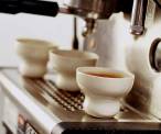 Espresso cups made of stoneware