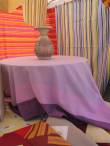 Proven�al textiles designs at the weekly market in Le Lavandou