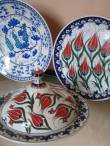 İznik ceramic styles as seen in Istanbul, Turkey