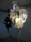Winnie Lui's chandeliers at Spazio Rossana Orlandi