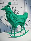 The special edition Green Chicken was designed by Jaime Hayon for Contrast Gallery