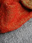 volcanic nature: Boucle linen jacquard 57% linen- 27% polyacryl- 10%  polyamide- 6% wool CELC-Seidra Textilwerke