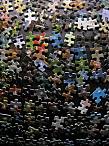 Puzzle piece wallcovering