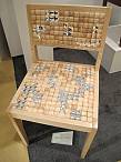 It looks like a rigid seat, but when you sit the material gives under your weight, creating a more comfortable seat.