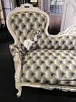 Digital print offers a trick of the eye tufted style