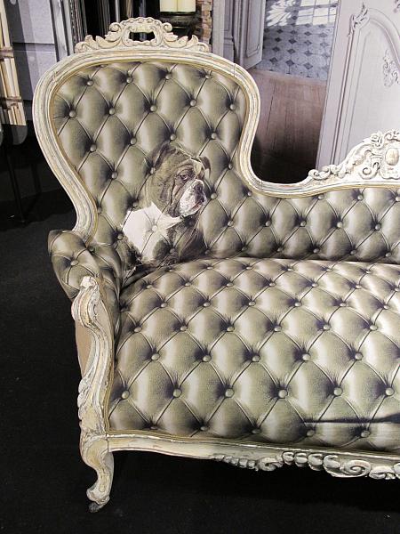 Digital print offers a trick of the eye tufted style