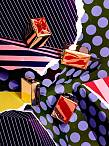 Bespoke Christmas wrapping paper designs by Stills & Strokes