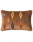Dipu is a soft velvet cushion cover with decorative ethnic embroidery.