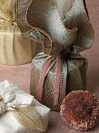 The trend is towards reusable gift packaging, such as Vivant Decorations.