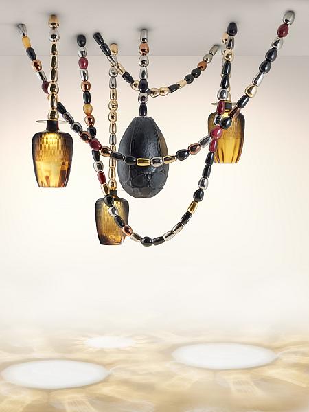 �Eno Chandelier�, 2023 by Ini Archibong. Courtesy of Friedman Benda and Ini Archibong. Photo credit Cecil Mathieu.